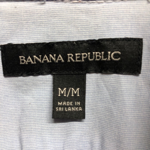 Banana Republic men’s short sleeve checkered shirt M - Picture 4 of 10